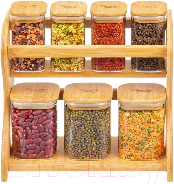 Изображение товара Набор емкостей для хранения Elan Gallery Crystal Glass / 360097