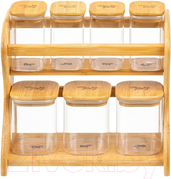 Изображение товара Набор емкостей для хранения Elan Gallery Crystal Glass / 360097