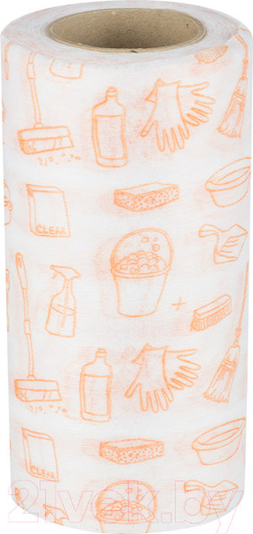 Изображение товара Набор салфеток хозяйственных Рыжий кот В рулоне / 008759 (20шт)