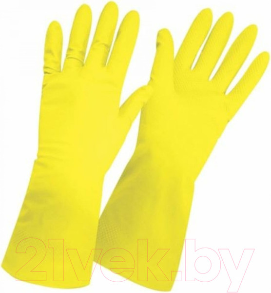Изображение товара Перчатки хозяйственные Рыжий кот Латексные RC-L / 092417 (р. M)