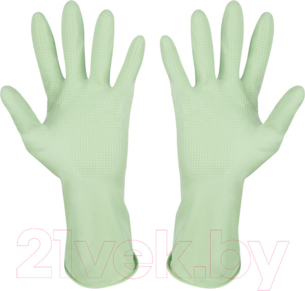 Изображение товара Перчатки хозяйственные Рыжий кот Латексные / 101278 (S)