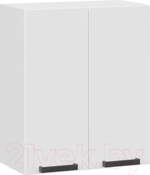 Изображение товара Шкаф навесной для кухни ТриЯ Детройт 1В6 исп. 2  (белый/белый глянец)