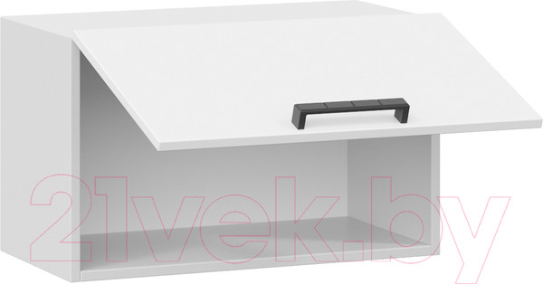 Изображение товара Шкаф под вытяжку ТриЯ Детройт 1В6Г исп. 2  (белый/белый глянец)