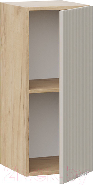 Изображение товара Шкаф навесной для кухни ТриЯ Кимберли 1В3 (дуб крафт золотой/крем)