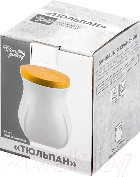 Изображение товара Емкость для хранения Elan Gallery Тюльпан / 950168