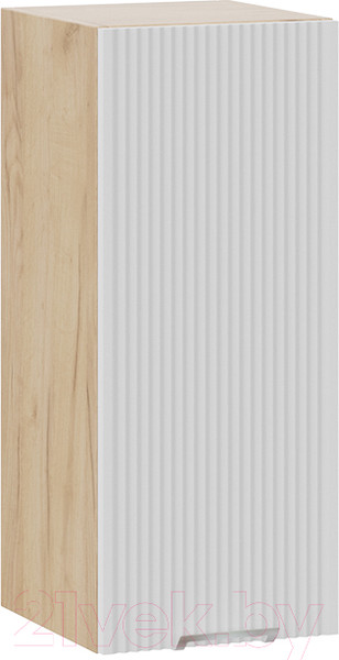 Изображение товара Шкаф навесной для кухни ТриЯ Кимберли 1В3 (дуб крафт золотой/сноу)