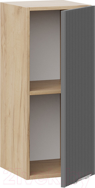 Изображение товара Шкаф навесной для кухни ТриЯ Кимберли 1В3  (дуб крафт золотой/титан)