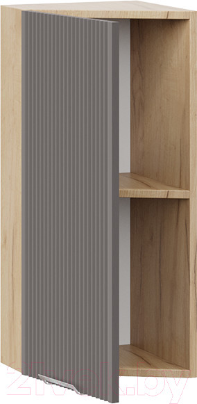 Изображение товара Шкаф навесной для кухни ТриЯ Кимберли 1В3Т (дуб крафт золотой/муссон)