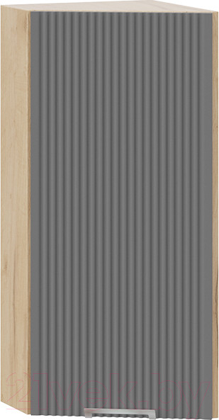 Изображение товара Шкаф навесной для кухни ТриЯ Кимберли 1В3Т  (дуб крафт золотой/титан)