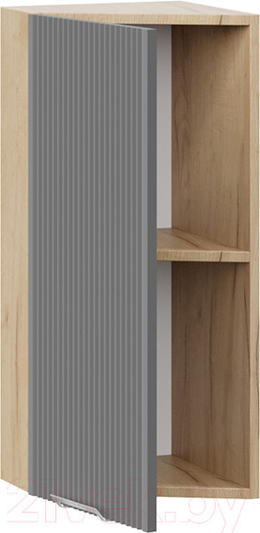 Изображение товара Шкаф навесной для кухни ТриЯ Кимберли 1В3Т  (дуб крафт золотой/титан)