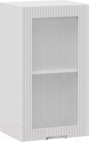 Изображение товара Шкаф навесной для кухни ТриЯ Кимберли 1В4С (белый/сноу)