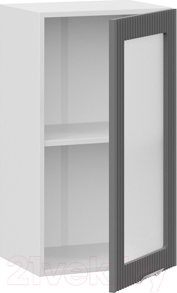 Изображение товара Шкаф навесной для кухни ТриЯ Кимберли 1В4С  (белый/титан)