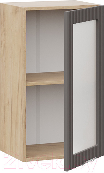 Изображение товара Шкаф навесной для кухни ТриЯ Кимберли 1В4С (дуб крафт золотой/муссон)