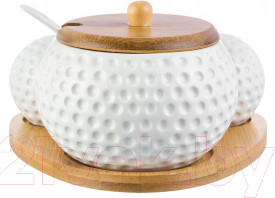 Изображение товара Сахарница Elan Gallery Сфера с набором для специй / 950148