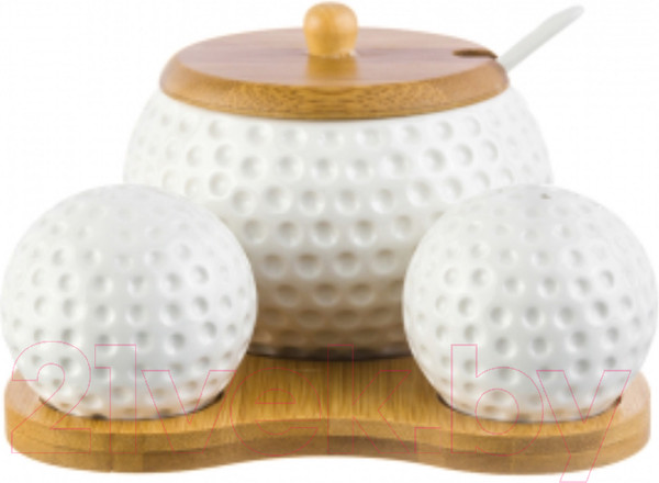 Изображение товара Сахарница Elan Gallery Сфера с набором для специй / 950148