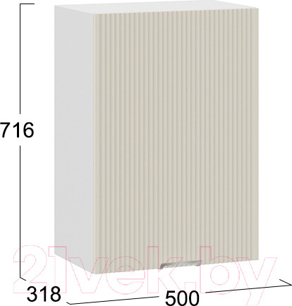 Изображение товара Шкаф навесной для кухни ТриЯ Кимберли 1В5 (белый/крем)