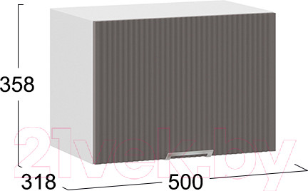 Изображение товара Шкаф под вытяжку ТриЯ Кимберли 1В5Г (белый/муссон)