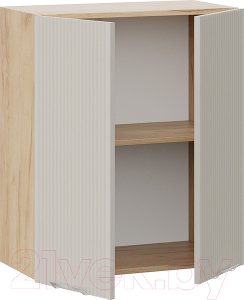 Изображение товара Шкаф навесной для кухни ТриЯ Кимберли 1В6 (дуб крафт золотой/крем)