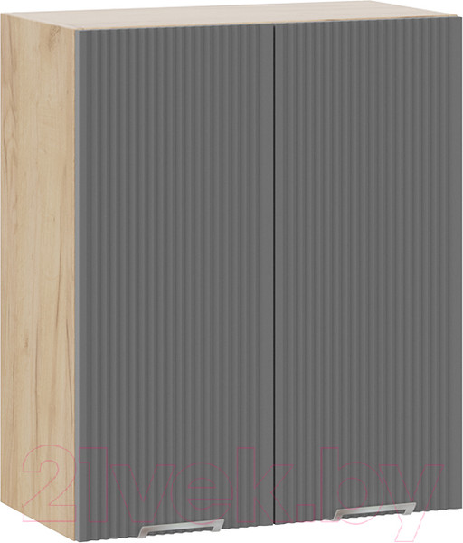 Изображение товара Шкаф навесной для кухни ТриЯ Кимберли 1В6 (дуб крафт золотой/титан)