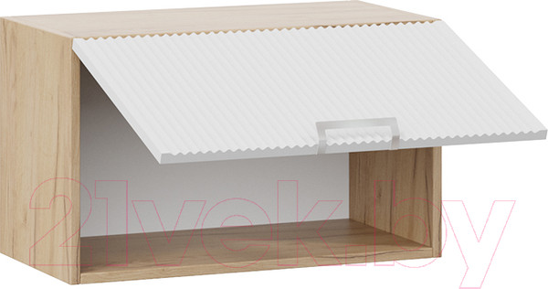 Изображение товара Шкаф под вытяжку ТриЯ Кимберли 1В6Г (дуб крафт золотой/сноу)