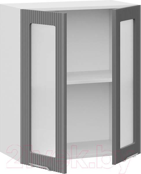 Изображение товара Шкаф навесной для кухни ТриЯ Кимберли 1В6С (белый/титан)