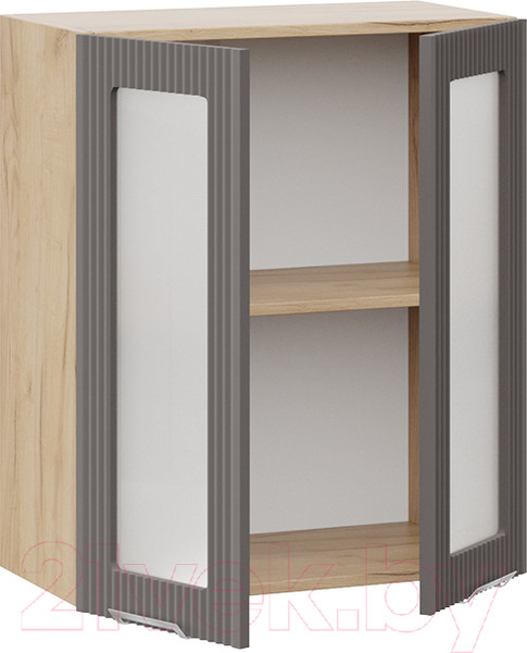 Изображение товара Шкаф навесной для кухни ТриЯ Кимберли 1В6С  (дуб крафт золотой/муссон)