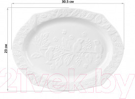 Изображение товара Блюдо Elan Gallery Птички на ветке / 540258