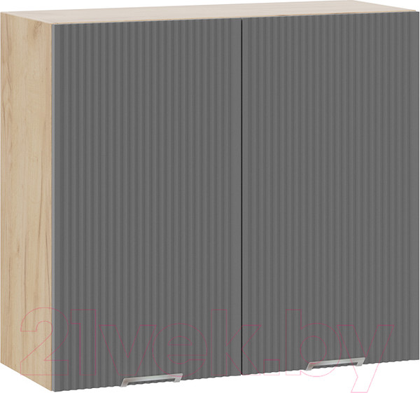 Изображение товара Шкаф навесной для кухни ТриЯ Кимберли 1В8 (дуб крафт золотой/титан)