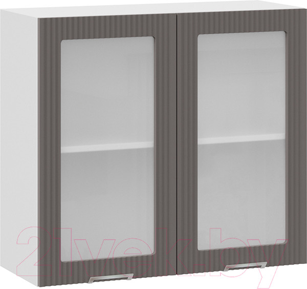 Изображение товара Шкаф навесной для кухни ТриЯ Кимберли 1В8С (белый/муссон)