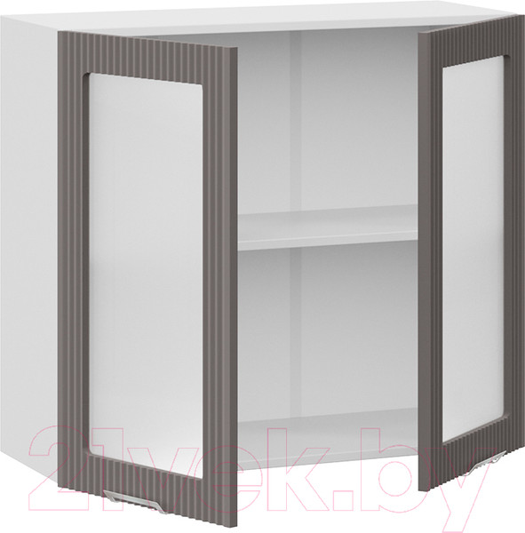 Изображение товара Шкаф навесной для кухни ТриЯ Кимберли 1В8С (белый/муссон)