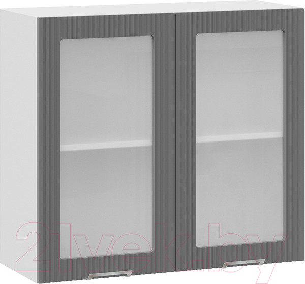 Изображение товара Шкаф навесной для кухни ТриЯ Кимберли 1В8С (белый/титан)