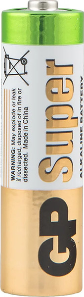 Изображение товара Комплект батареек GP Batteries Super Alkaline АА GP15A-2CR4 (4шт)