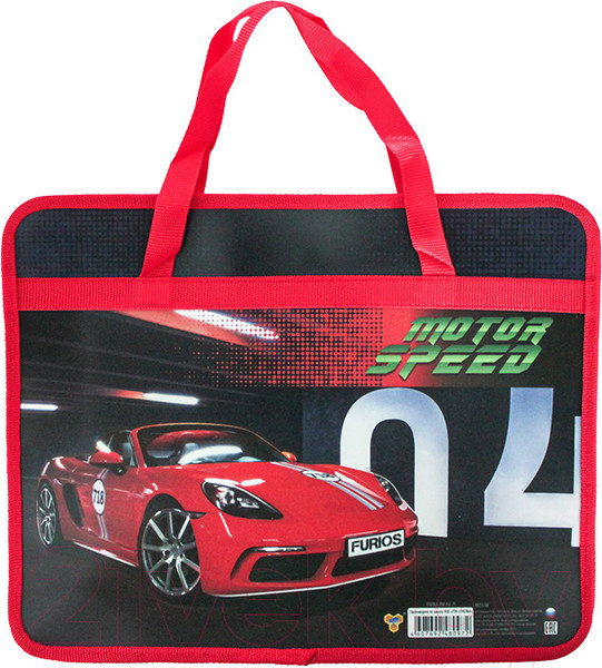 Изображение товара Папка-портфель Пчелка Red car / ПМ-А4-25