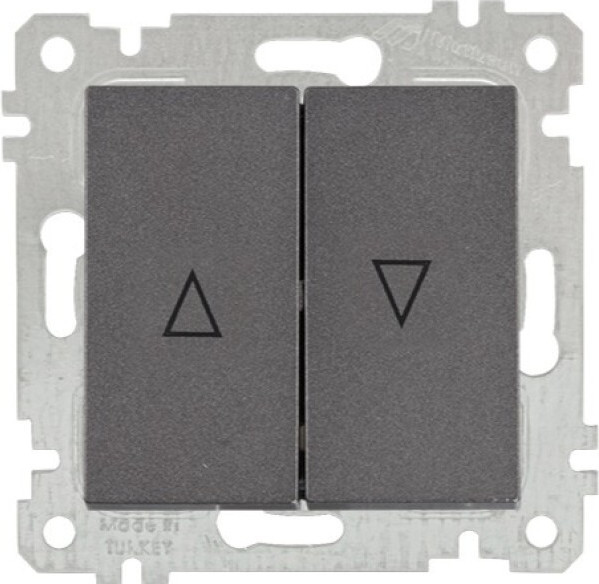 Изображение товара Выключатель Mutlusan Для управления рольставнями Rita 2200-406-0195 (дымчатый)