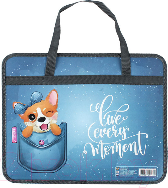 Изображение товара Папка-портфель Пчелка Корги в кармане / ПМ-А4-25