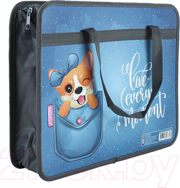 Изображение товара Папка-портфель Пчелка Корги в кармане / ПМ-А4-25