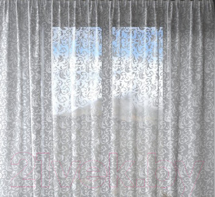 Изображение товара Гардина Лента 9241509 (165x170, белый)