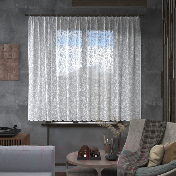 Изображение товара Гардина Лента 9241509 (165x170, белый)