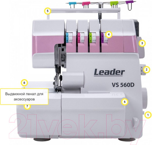 Изображение товара Оверлок Leader VS 560 D