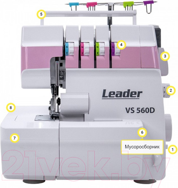 Изображение товара Оверлок Leader VS 560 D