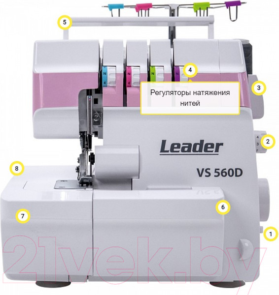Изображение товара Оверлок Leader VS 560 D