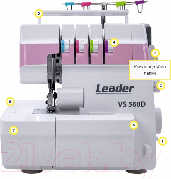 Изображение товара Оверлок Leader VS 560 D
