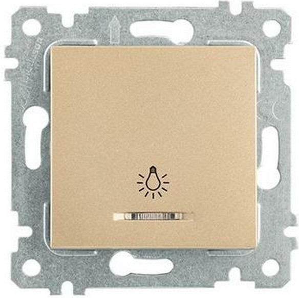Изображение товара Выключатель Mutlusan Rita 2200-417-0185 (золото доре)
