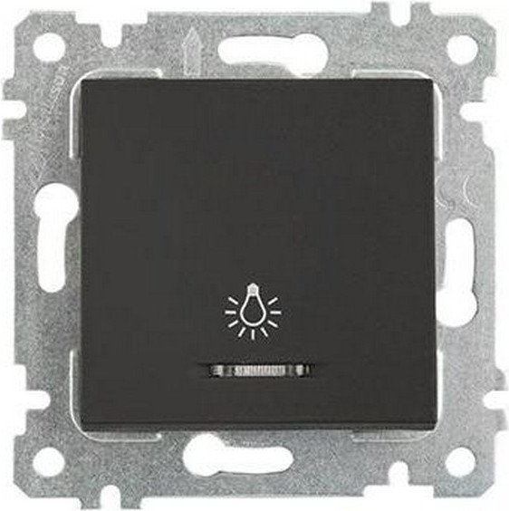 Изображение товара Выключатель Mutlusan Rita 2200-417-0184 (черный мат)