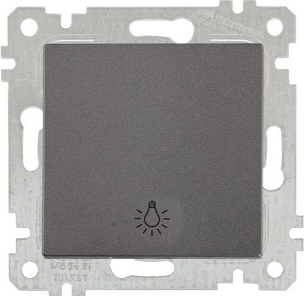 Изображение товара Выключатель Mutlusan Rita 2200-407-0195 (дымчатый)