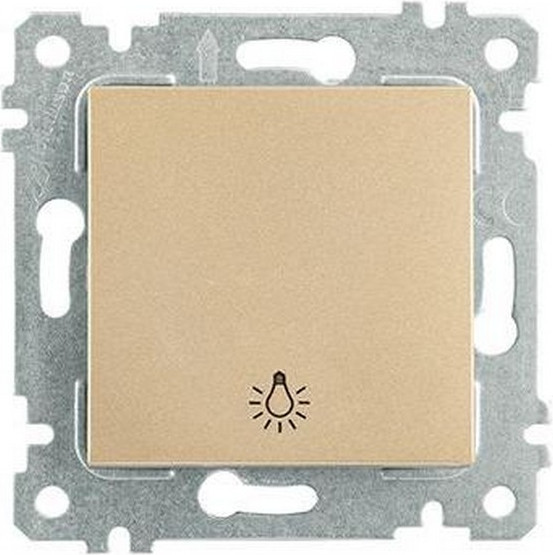 Изображение товара Выключатель Mutlusan Rita 2200-407-018 (золото доре)