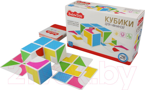 Изображение товара Развивающий игровой набор Baby Toys Кубики для умников / 04310