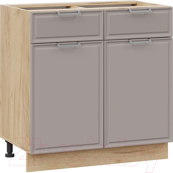 Изображение товара Шкаф-стол кухонный ТриЯ Белладжио 1Н8Я1 (дуб крафт золотой/софт капучино)