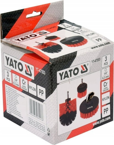 Изображение товара Набор щеток для электроинструмента Yato YT-47553