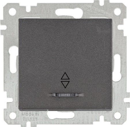 Изображение товара Выключатель Mutlusan Rita 2200-416-0195 (дымчатый)